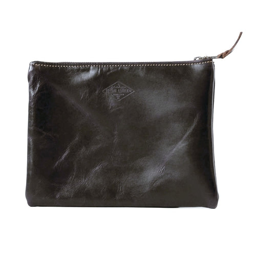 Leather Desk Organizer Pouch | Office Cable & Accessory Case | Cove & Calm