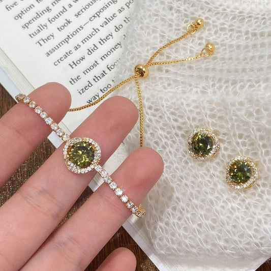 Ivana Peridot Armband