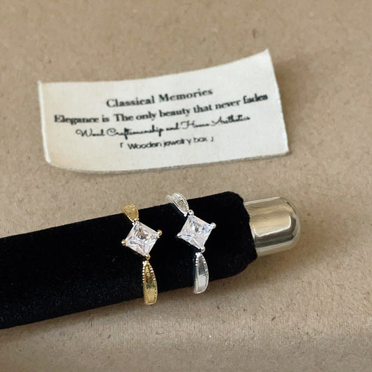 Lumière Ring in Silber