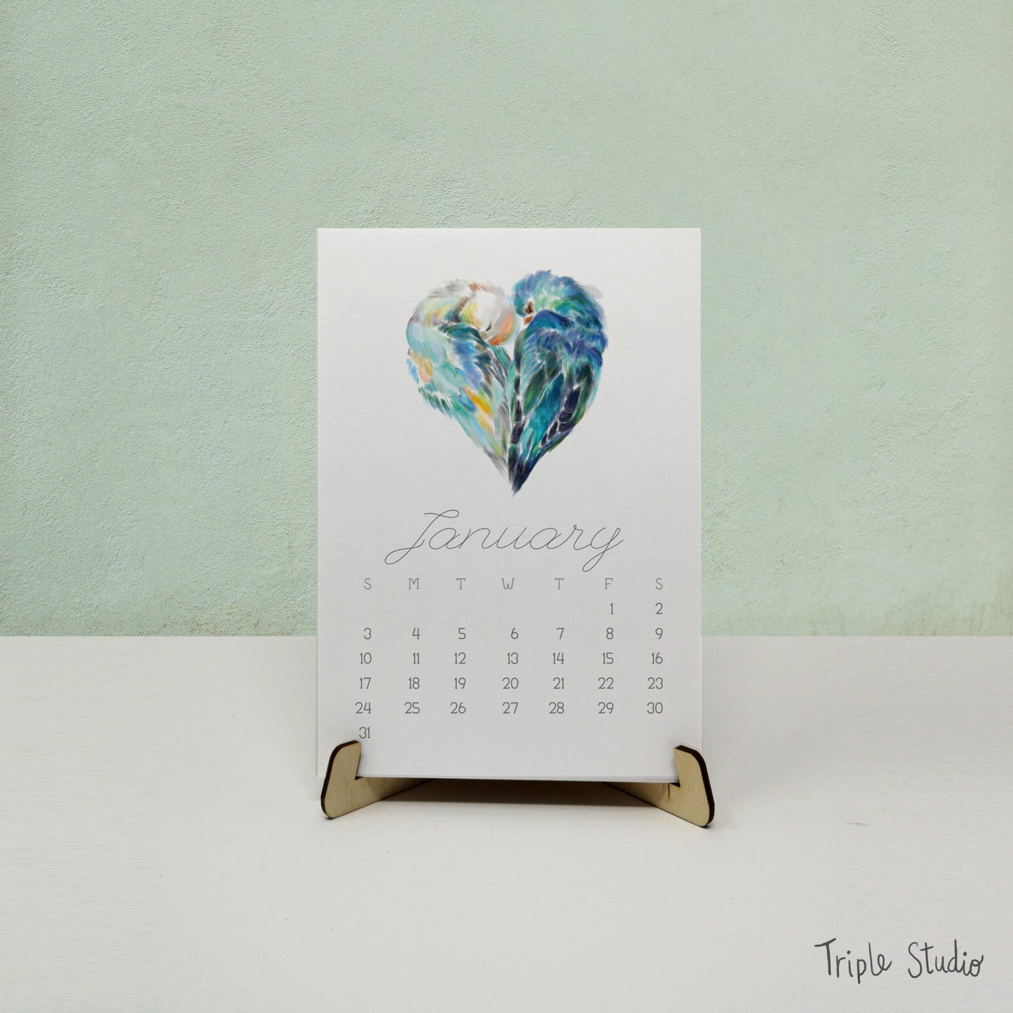 2027 Desk Calendar: Dear Love