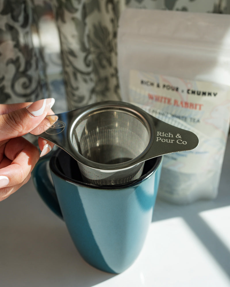 Edelstahl-Infuser | Teesieb & Kaffeesieb mit feinem Netz
