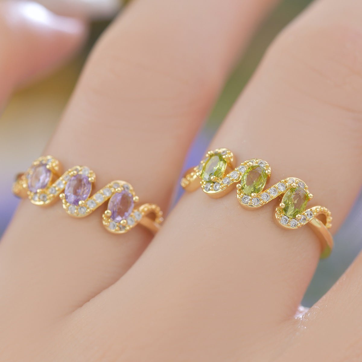 Grüner Cécile Ring