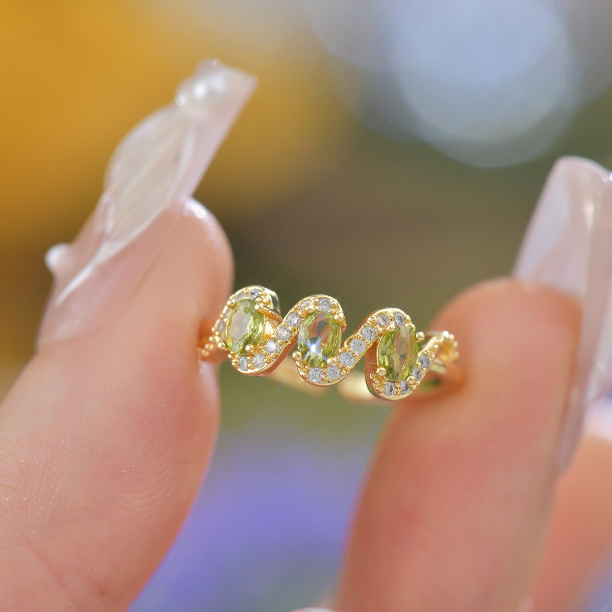 Grüner Cécile Ring